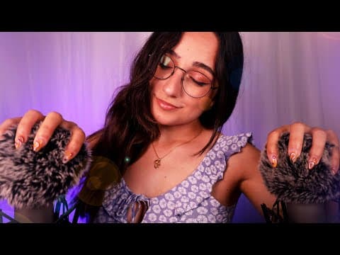 Asmr | Soft & Slow Mic Brushing + Whispers To Help You Sleep 💖 (1 Hour W/ Black Screen)