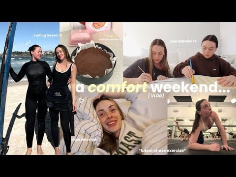 Your Ultimate Comfort Vlog: Wholesome, New Hobbies, In My Luteal Phase, Date Nights, Baking