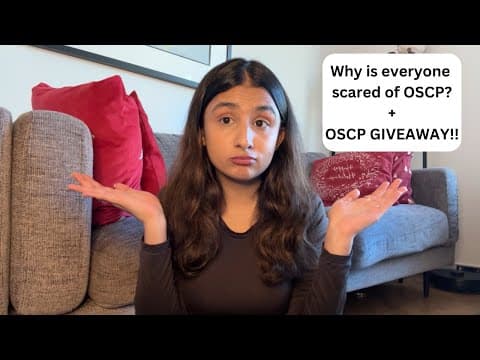 Why Is Oscp So Scary? + Oscp Giveaway!