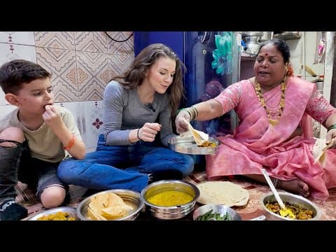 🇮🇳 Indian Lady Invites Me To Eat In Her Home | Maharashtra Dishes!