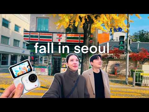 Seoul's Best Fall Neighborhood 🍁 Local Food, Hanok Cafes, Autumn Vibes (ft. New Vlogging Camera!)