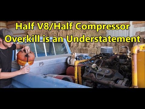 V8 Air Compressor!? Will She Run & Compress???
