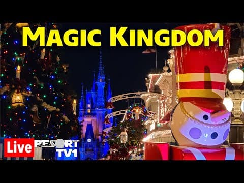 🔴live: We Need A Little Christmas At Magic Kingdom - Walt Disney World - 12-29-25