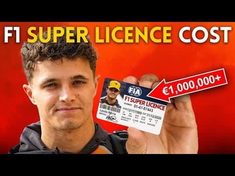 How Much F1 Drivers Will Pay For Their 2026 F1 Super Licence!