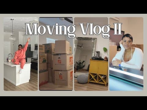 Moving Vlog 2 | New Townhome | Tv Disaster | Getting Situated | Tiquana | Life With Q