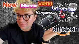 Attaching My New Movo Vxr10 Universal Microphone To My Dji Osmo Action 5 Pro