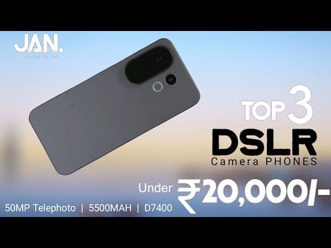 Top 3 Camera Mobiles Under 20,000 January 2026 | Best Camera Phone Under 20000 | Phone Under 20000