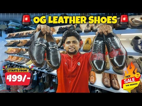 Og Branded Leather Shoes In Periamet 🔥| Chennai’s Og Footwear Spot 👞 | Style That Talks!|sandy Vlogs
