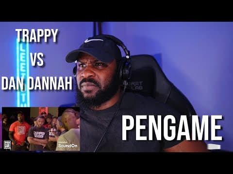 Trappy Vs Dan Dannah | Pengame Rap Battle 2025 [reaction] | Leetothevi