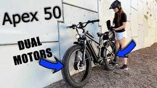 Andsky Apex 50 Dual Motor Fat Tire Ebike Goes Fast Over 30mph! | Test Ride & Assembly