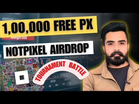 Not Pixel Free 1,00,000 Px I Notpixel Tournament Battle Round 1 I Notpixel Withdrawal#px #notpixel