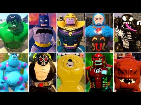 All Big-fig Characters In Lego Videogames (2025)
