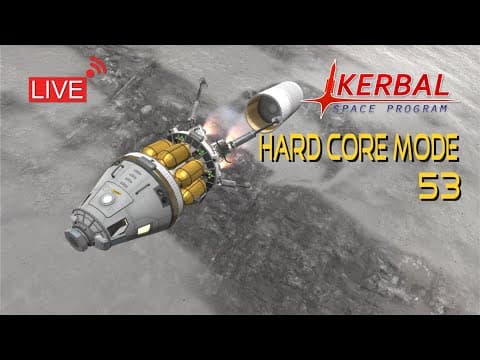 Aborted Landing | Kerbal Space Program Live Stream