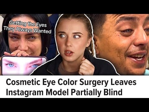 The Most Dangerous Tik Tok Cosmetic Procedure... (eye Colour Changing)