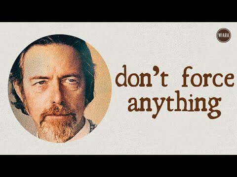 𝗔𝗹𝗮𝗻 𝗪𝗮𝘁𝘁𝘀 ~ 𝗪𝗵𝗲𝗻 𝗟𝗶𝗳𝗲 𝗖𝗵𝗮𝗻𝗴𝗲𝘀, 𝗦𝘁𝗼𝗽 𝗖𝗹𝗶𝗻𝗴𝗶𝗻𝗴 𝗧𝗼 𝗜𝘁