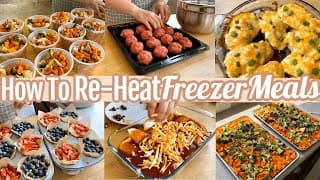 How To Perfectly Reheat Freezer Meals