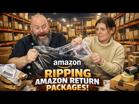 Tearing Open Amazon Customer Return Mystery Packages