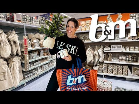 B&m Christmas Shop With Me & Haul 🎄 Christmas Decor 2025 & Budget-friendly Gift Ideas!
