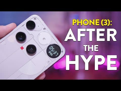 Nothing Phone (3) Review: One Month After The Hype...