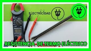 Circuitos De Corriente Alterna  Resistencia  Comprobación De Resistencia De Termo Eléctrico.