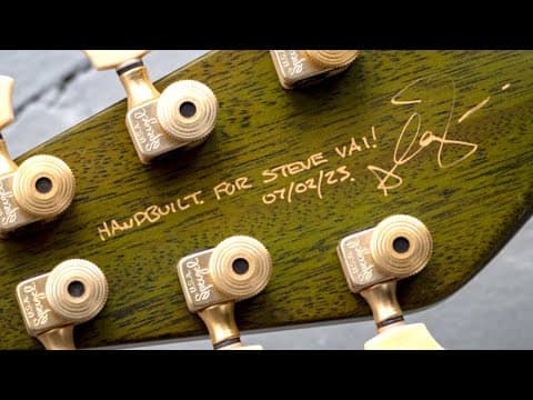 Check Out What Brian May Just Gave Steve Vai - Incredible!