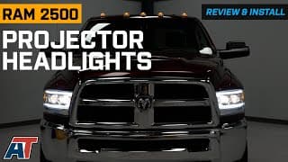 2010-2018 Ram 2500 Pro-series 5th Gen 2500 G2 Style Projector Headlights Review & Install