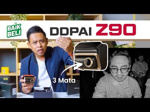 Dashcam 3 Mata Pertama 4k: Baik Beli Ddpai Z90 Master