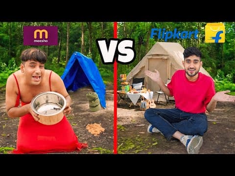 Flipkart Vs Meesho Jungle Survival Challenge Ft. Puneet Superstar