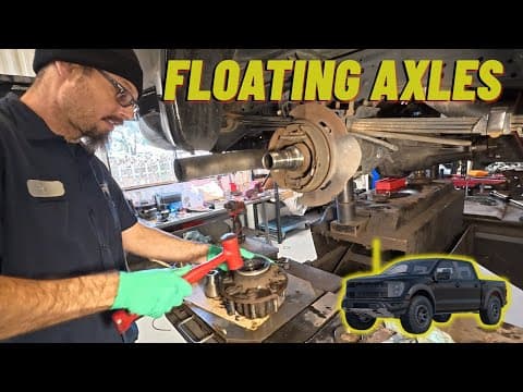 Full Floating Axle Vs Semi- Floating Axles Explained! Ford F250 Superduty 7.3
