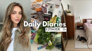 Apartment Organization & Healthy Meal Ideas | Daily Diaries Ep. 16