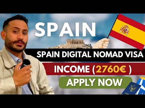 Spain Digital Nomad Visa For Pakistan/india ||  How To Apply Spain Nomad Visa 2026