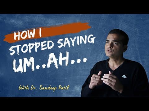 Speak Without Pauses | English Communication Skills. | Dr. Sandeep Patil.