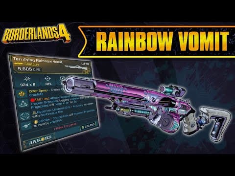 Borderlands 4 | Rainbow Vomit Legendary Weapon Guide (elemental Stars!)
