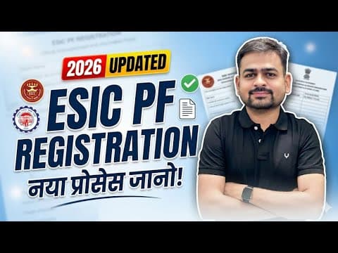 Esic Registration Process For Employer | Pf Registration For Employer | Pf Esi Registration