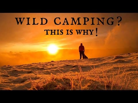 Snow And Sunrise Dreams - Mountain Wild Camping - Raise Lake District Uk