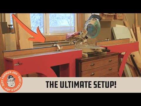 Deluxe Miter Saw Stand - Fun!