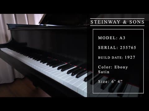 *rare* 1927 Steinway Stretch A3 Grand Piano - Living Pianos