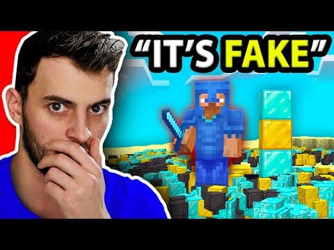 The New Minecraft Speedrun World Record Is Fake.