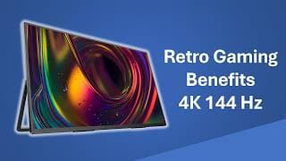 Uperfect Apex 19 Portable Monitor With 4k 144hz Qled And Variable Refresh Rate.