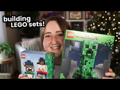 Building Lego Minecraft Sets