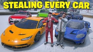Stealing Every Car We See In Gta 5 Rp