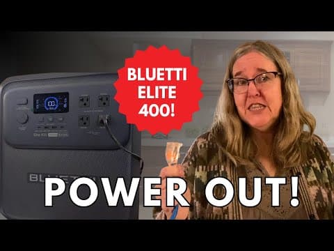 Is The Bluetti Elite 400 Enough Backup Power For A Blackout?