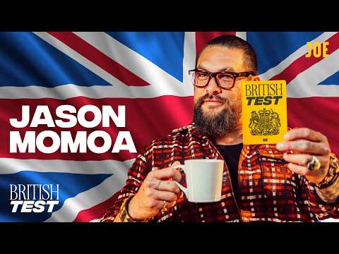 Jason Momoa Talks His Love Of Tea, British People, Tackling British Slang & More