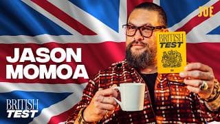 Jason Momoa Talks His Love Of Tea, British People, Tackling British Slang & More