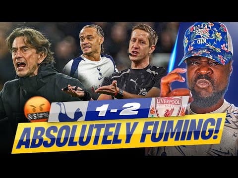 I'm Absolutely Seething!! 🤬 Expressions Explosive Rant!  Tottenham 1-2 Liverpool Match Reaction