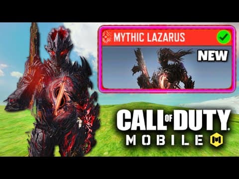 *new* Mythic Lazarus - Cosmic Wrath 🤯 (cod Mobile)