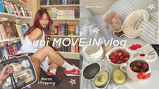 Uni Move In Vlog 📓: First Days In Brisbane, Dorm Tour, Shopping, Cooking, Settling In Etc