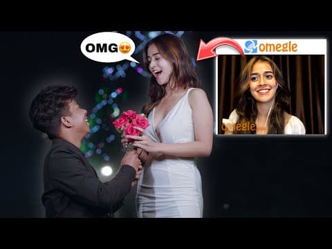 Valentine From Omegle 😍 | Proposing Her In Real Life | @rameshmaity0