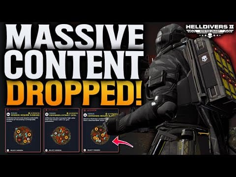 Helldivers 2 New Patch Update  & New Game Mode!