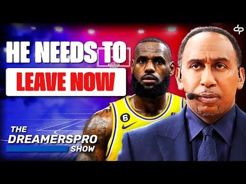 Stephen A Smith Demands Lebron James Leave The Lakers Immediately And Go Back To Cleveland